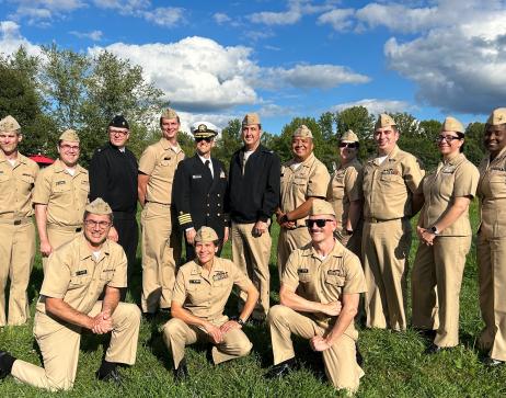 Commissioned Corps Officers at Office of Public Health Training in Cuyahoga National Park